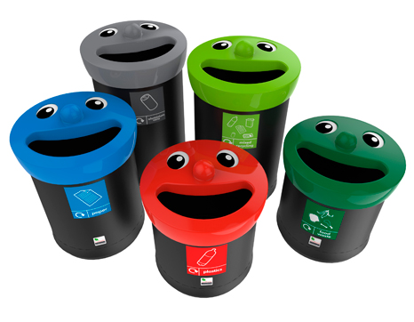 Image of Smiley affaldsspand product