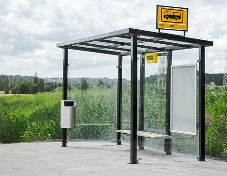 Image of Fleksible overdækninger til cykler, rygere og buspassagerer 